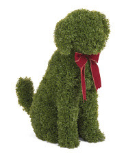 24in Uv Resistant Outdoor Safe Pine Dog With Ribbon | Plants & Planters | Marshalls | Marshalls