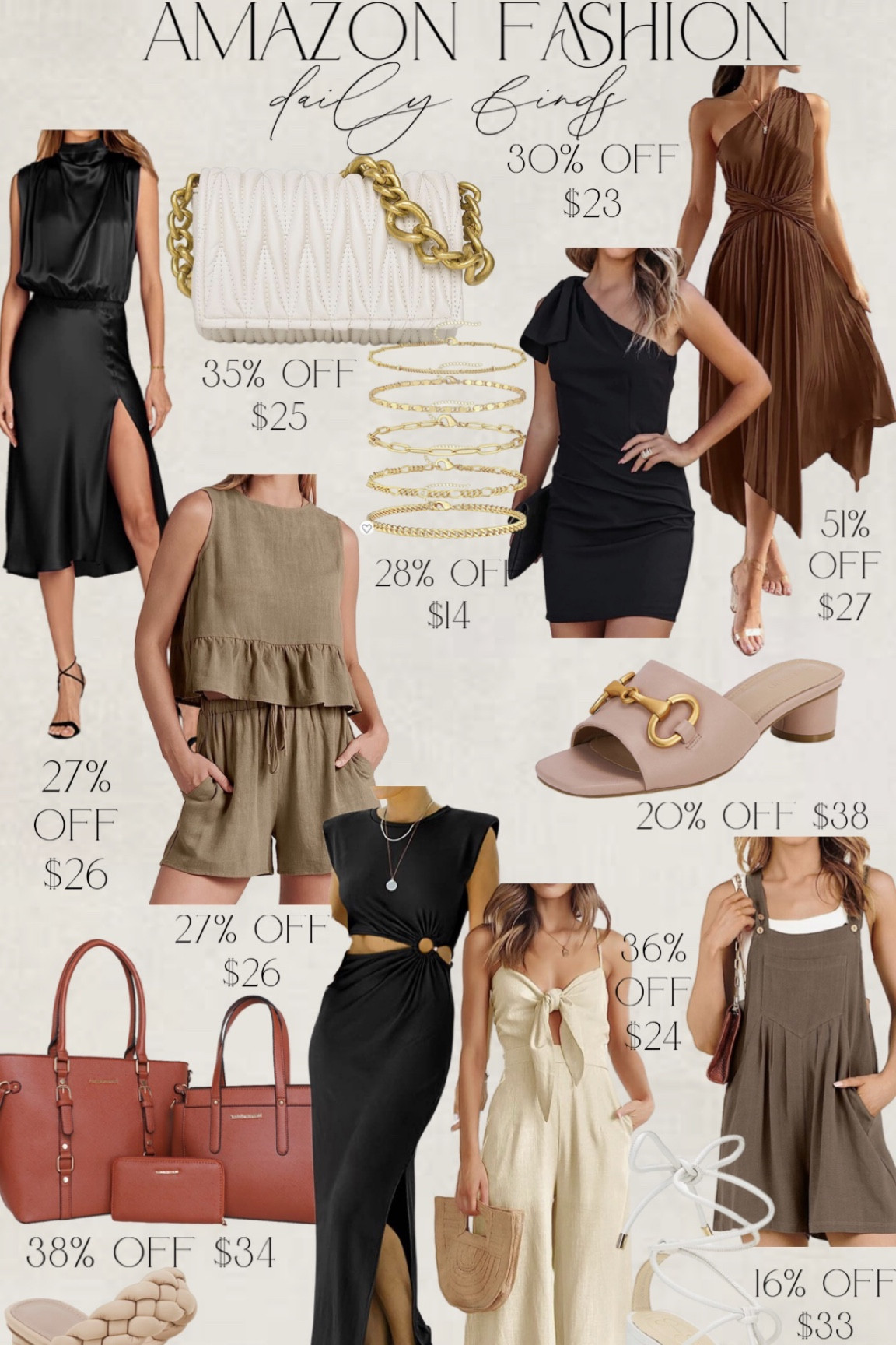 Amazon fashion daily deals up to 50% off! #Founditonamazon #amazonfashion amazon sale alert, amazon deals of the day, amazon clothing on sale, amazon sale finds 

#LTKstyletip #LTKsalealert #LTKunder100