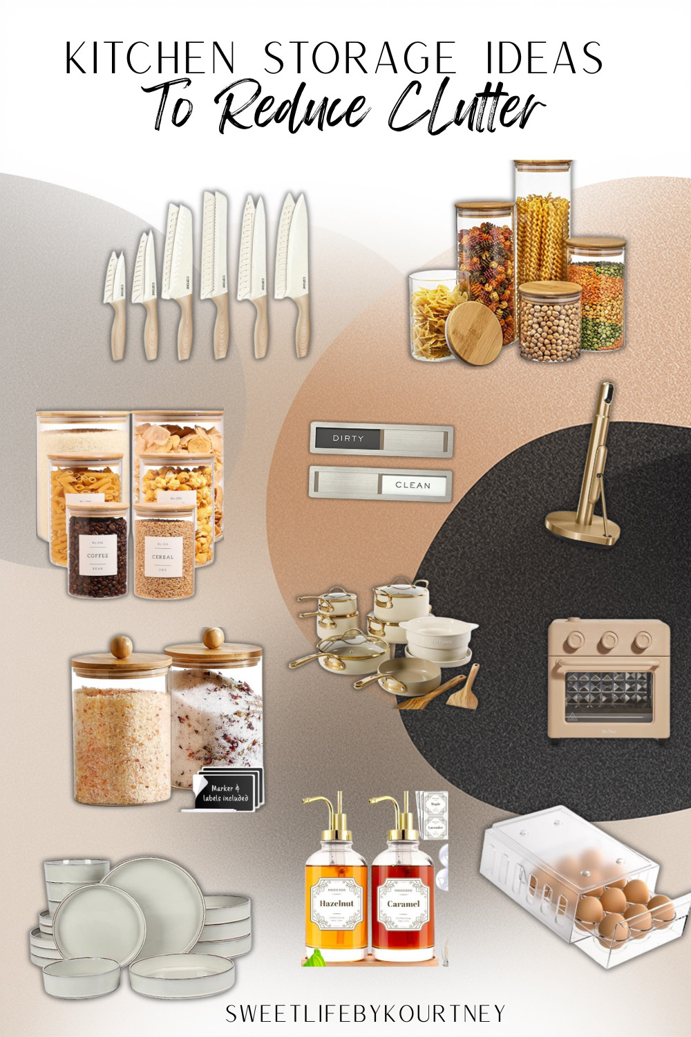 Grab these kitchen storage finds if you’re trying to cut down clutter and make your space feel way more functional. I love pieces like this for organizing dry goods, upgrading everyday essentials, and making the kitchen look cleaner without a full overhaul. Such good Amazon finds if you want practical storage that still looks nice out on the counter. #KitchenStorageIdeas #KitchenOrganization #AmazonFinds #SweetLifeByKourtney 

 #LTKfoodie #LTKHome