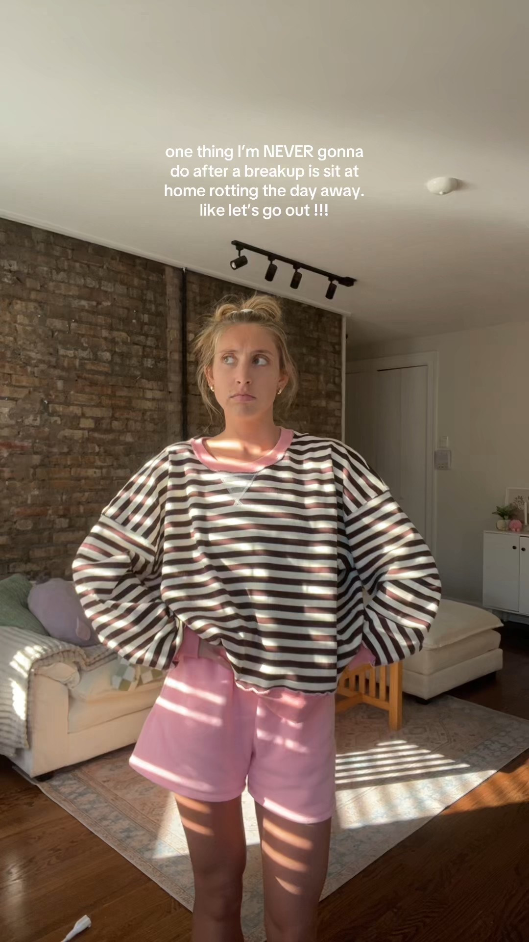 Striped crew neck! Been wanting one of these for so long and this brown, cream and peach one is the perfect colors, especially for fall! 

#LTKFindsUnder50 #LTKootd #LTKHome