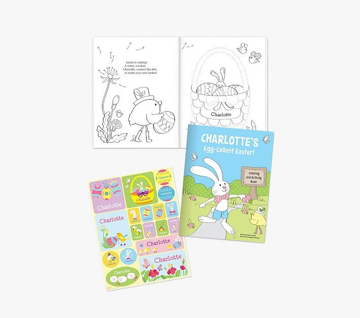 Easter Egg-Cellent Coloring Book and Sticker Gift Set | Pottery Barn Kids