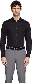 Calvin Klein Men's Dress Shirt Slim Fit Non-iron Herringbone | Amazon (US)