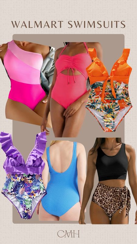 Swimsuit. These cute swimsuit’s from Walmart are similar to ones I paid much more for —so cute and so affordable!

#LTKSeasonal #LTKSwim #LTKActive