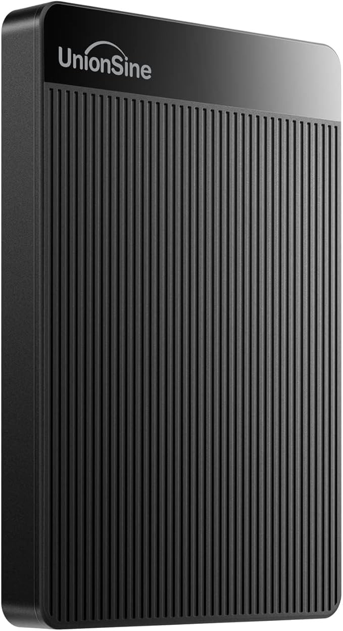 UnionSine 1TB Ultra Slim Portable External Hard Drive HDD-USB 3.0 for PC, Mac, Laptop, PS4, Xbox ... | Amazon (US)