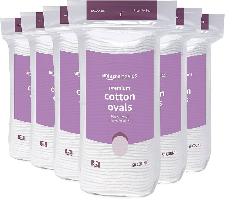 Amazon Basics Oval Premium Pads, 300 Count (6 Packs of 50) (Previously Solimo) | Amazon (US)