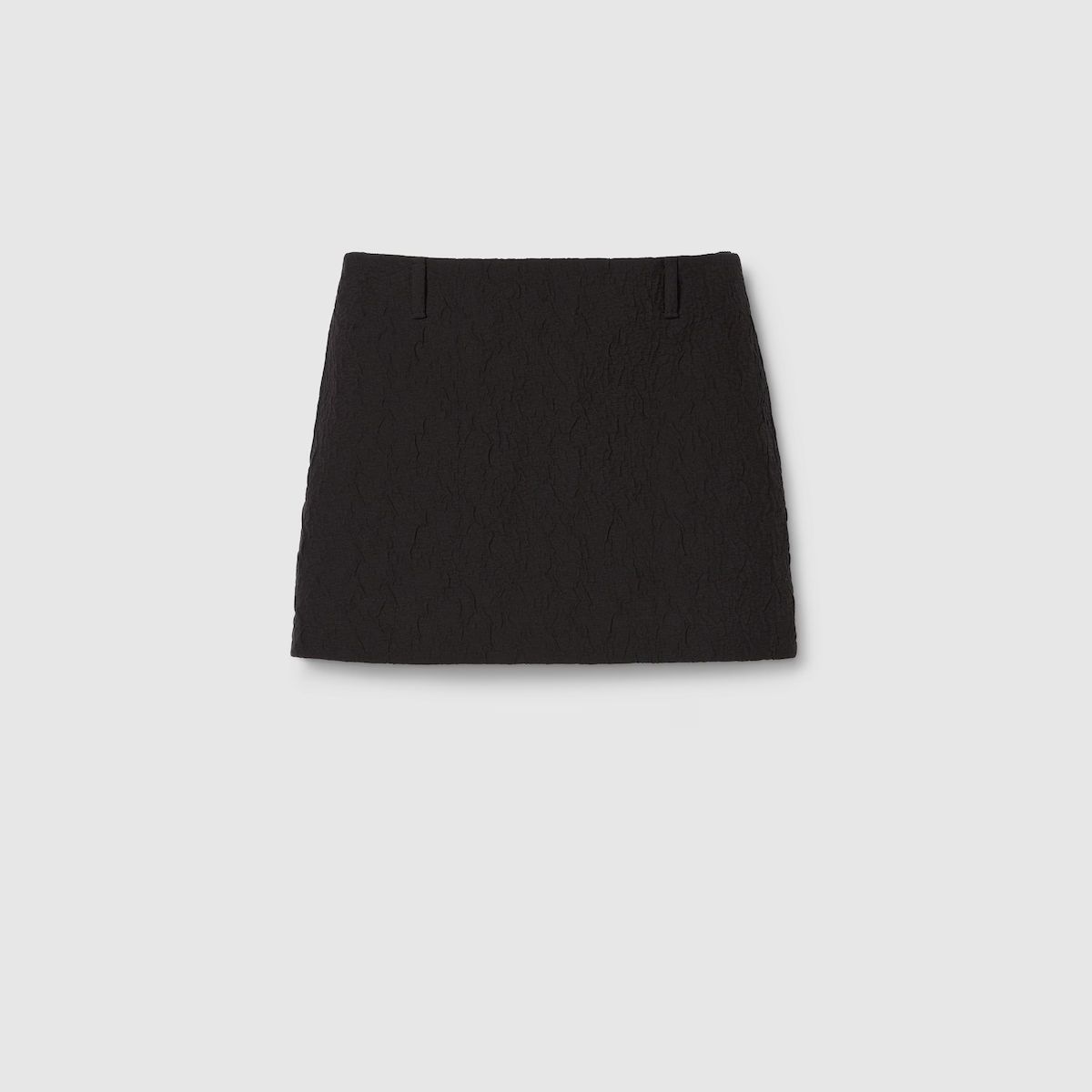 Textured cotton mini skirt | Gucci (US)