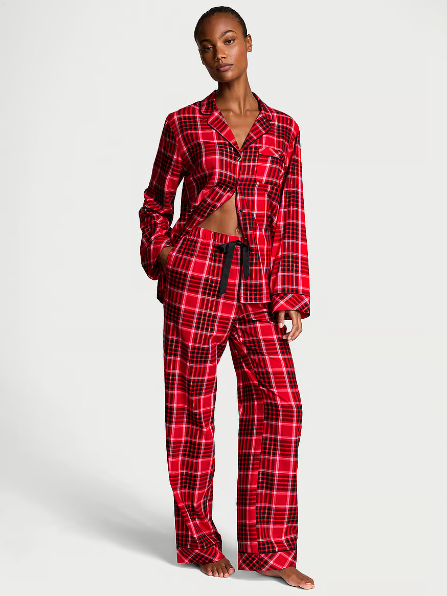Buy Flannel Long Pajama Set - Order Pajamas Sets online 5000000360 - Victoria's Secret US | Victoria's Secret (US / CA )