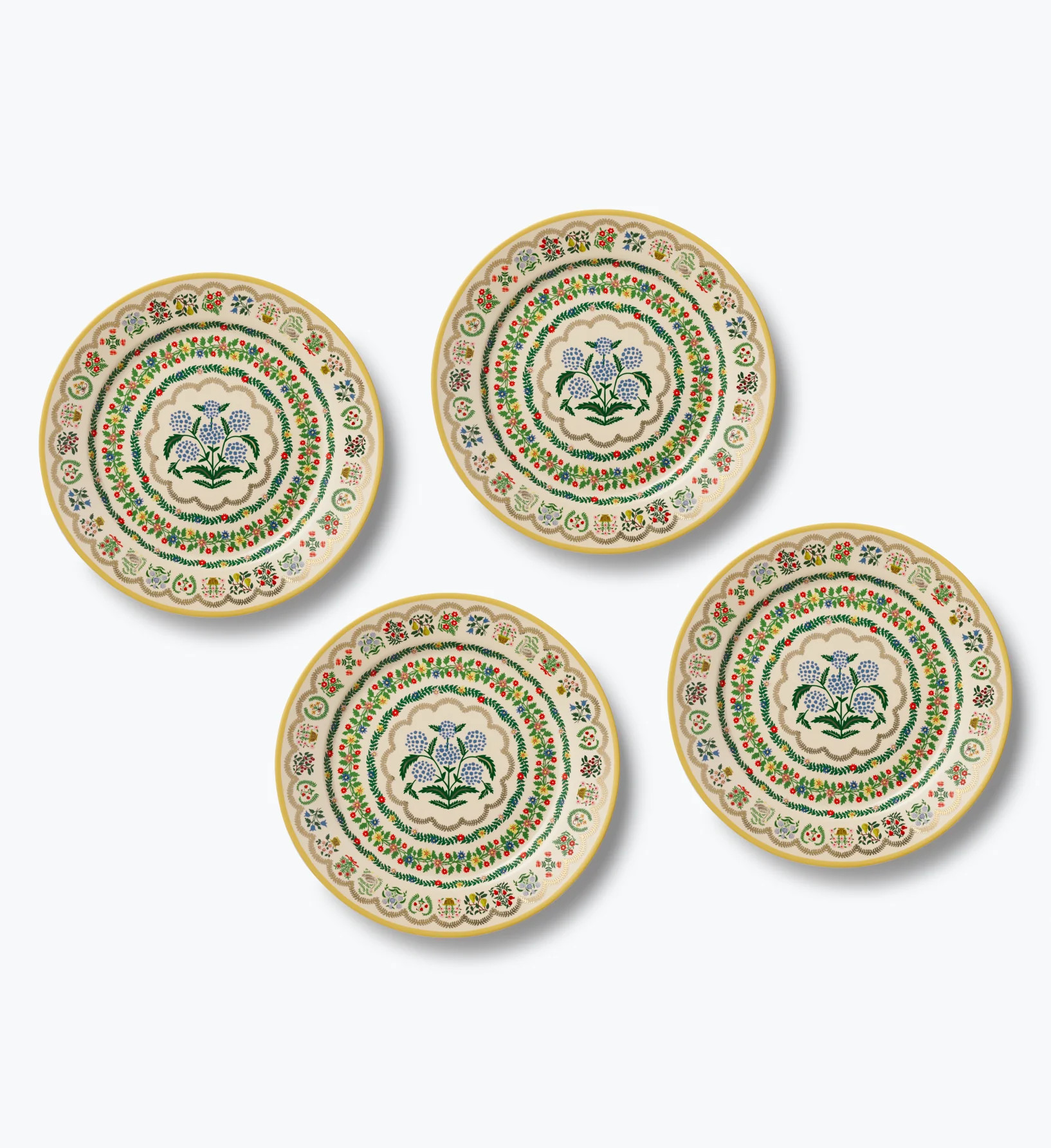 Porcelain Dinner Plate Set - Rosette | Rifle Paper Co.