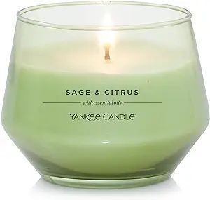Yankee Candle Studio Medium Candle, Sage & Citrus, 10 oz, Home Décor | Amazon (US)