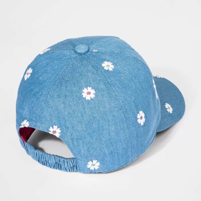 Girls' Denim Baseball Hat - Cat & Jack™ One Size | Target