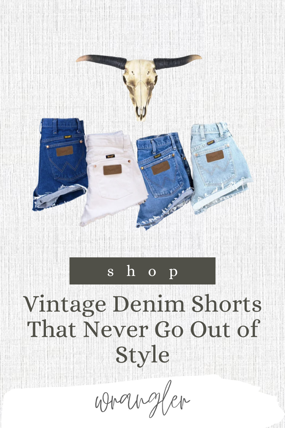 These vintage Wrangler denim shorts are one of my go-to summer staples. The high-waist fit is flattering, comfortable, and easy to style with tanks, tees, or oversized tops. A classic pair of cutoffs that never goes out of style.  

 #LTKgrwm #LTKootd #LTKmomlife