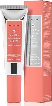 Naturium Dew-Glow Moisturizer SPF 50 PA++++, Daily Moisturizing Sunscreen & Face Primer, Skin Pro... | Amazon (US)