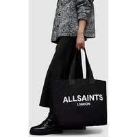 Allsaints Ali Canvas East West Tote Bag - Black | Very (UK)