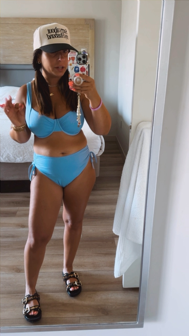 Fuller bust friendly Abercrombie bikini 
Medium in top & bottom

#LTKFindsUnder50 #LTKSaleAlert #LTKSwim