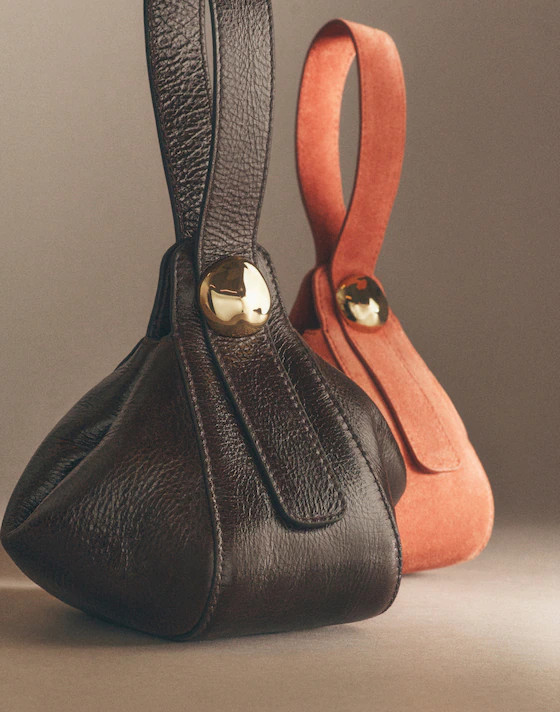 The Sculpted Metal Wristlet Bag | Madewell