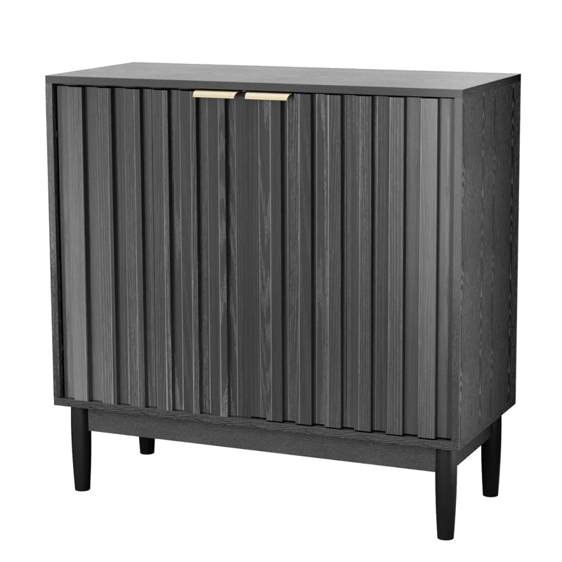 31" Sideboard, Accent Cabinet,Fluted Sideboard Cabinet with Storage | Wayfair North America