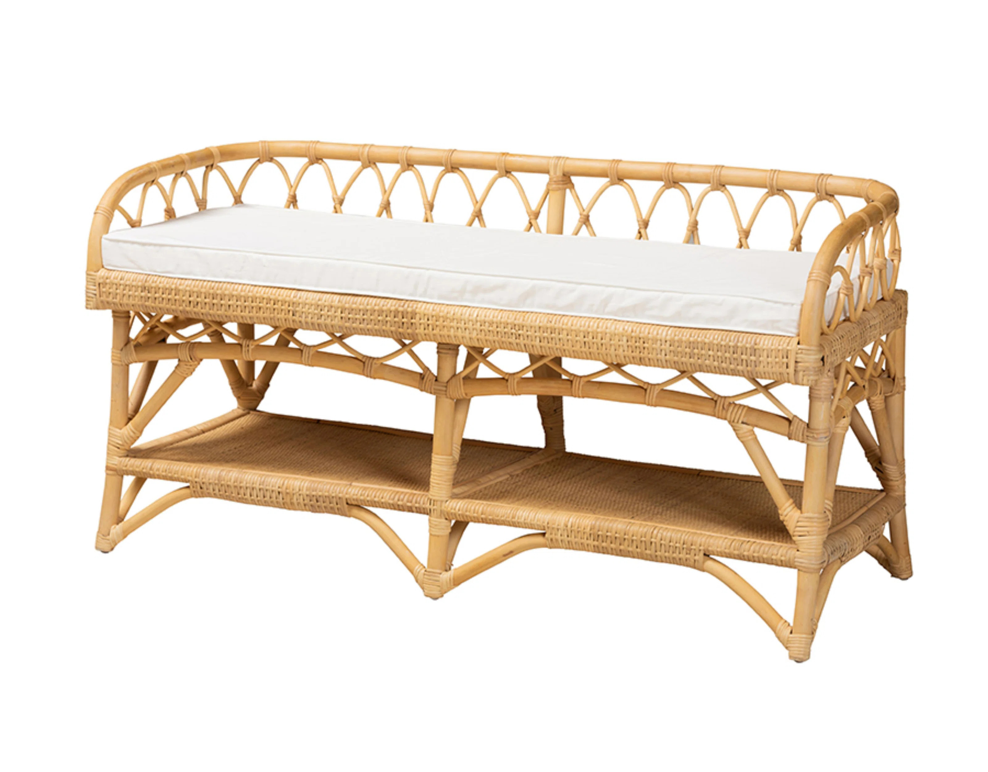 Wyanet Rattan BenchByBayou Breeze4.3Rated 4.3 out of 5 stars.3 Reviews | Wayfair North America