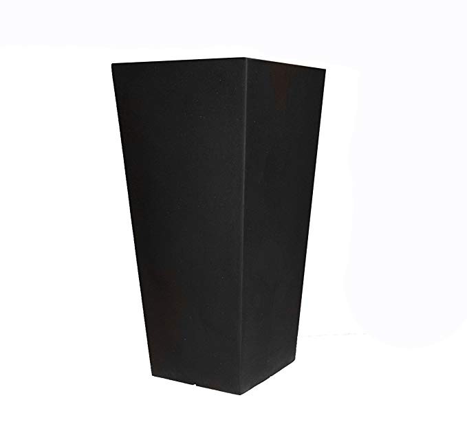 Tusco Products CTU26BK Cosmo Tall Planter, Black, 26-Inch | Amazon (US)