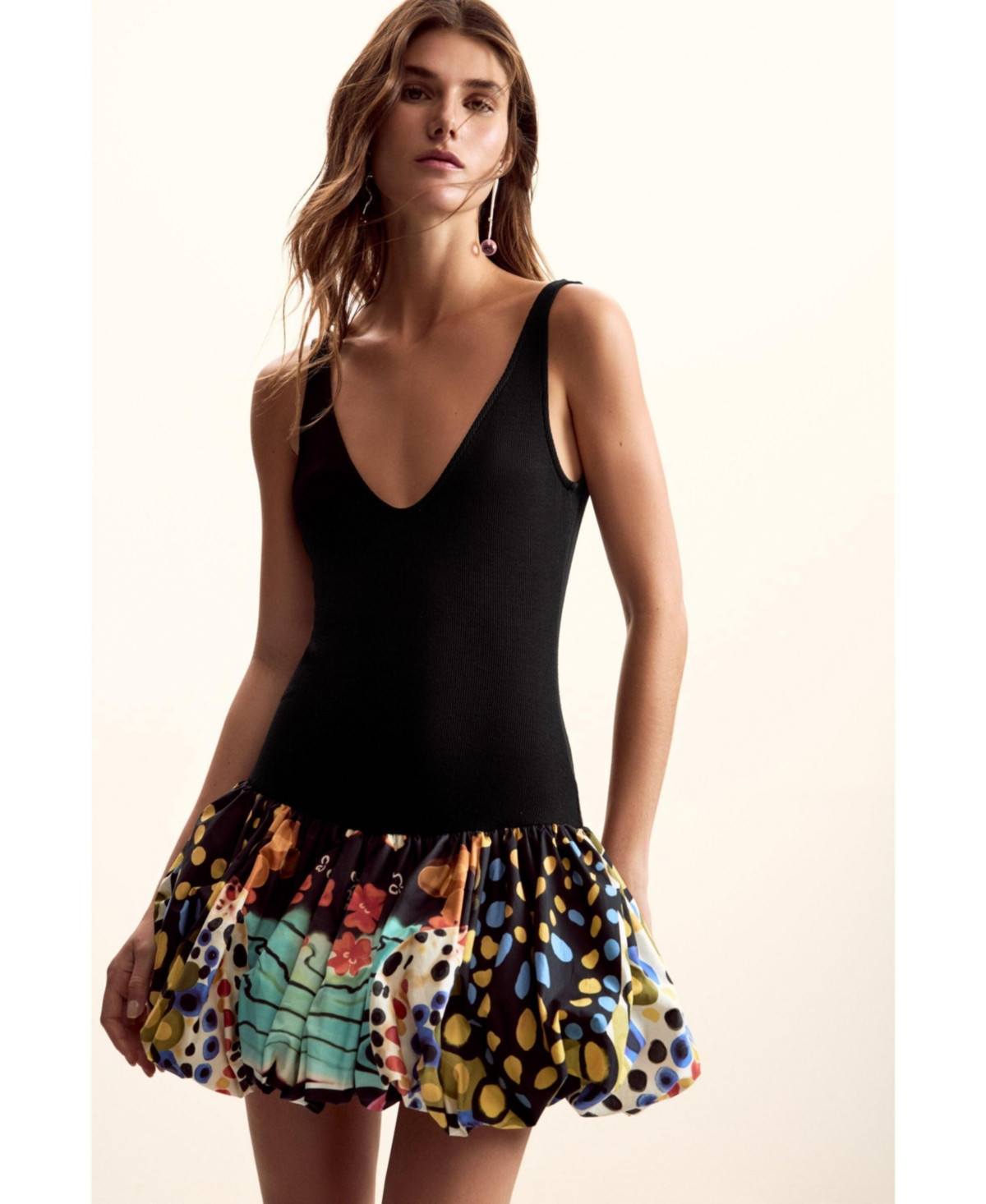 Desigual Women's Printed strappy dress M. C. Lacroix - Black | Macy's