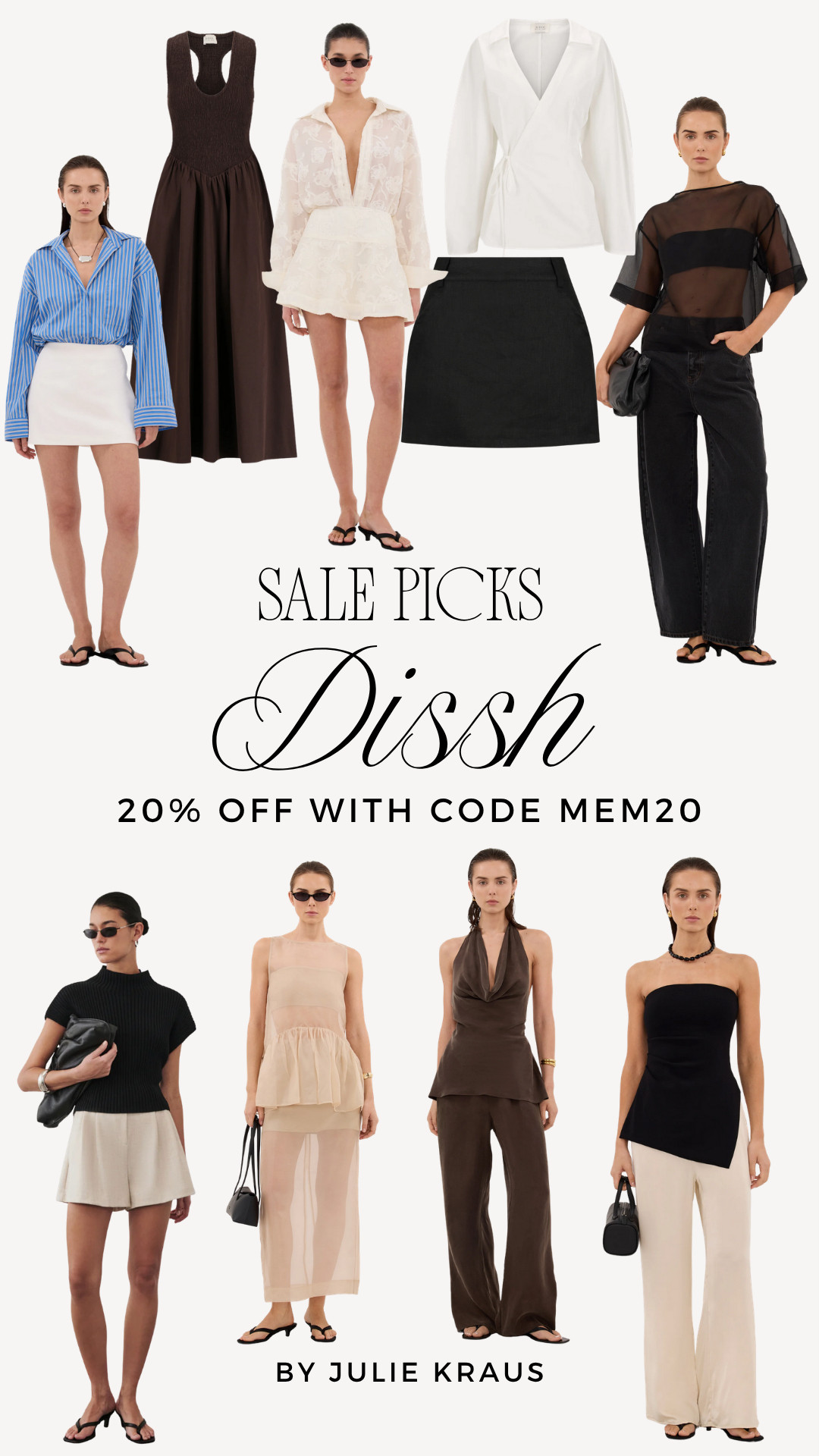 20% off at Dissh with code MEM20 this weekend. Chic and modern pieces for summer! All my top picks below!  

 #LTKSeasonal #LTKOver40
