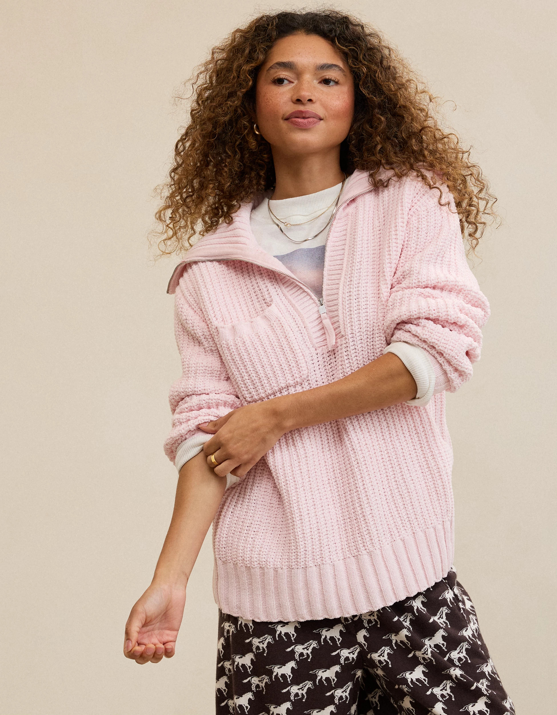 Aerie So Nostalgic Quarter Zip Sweater | Aerie