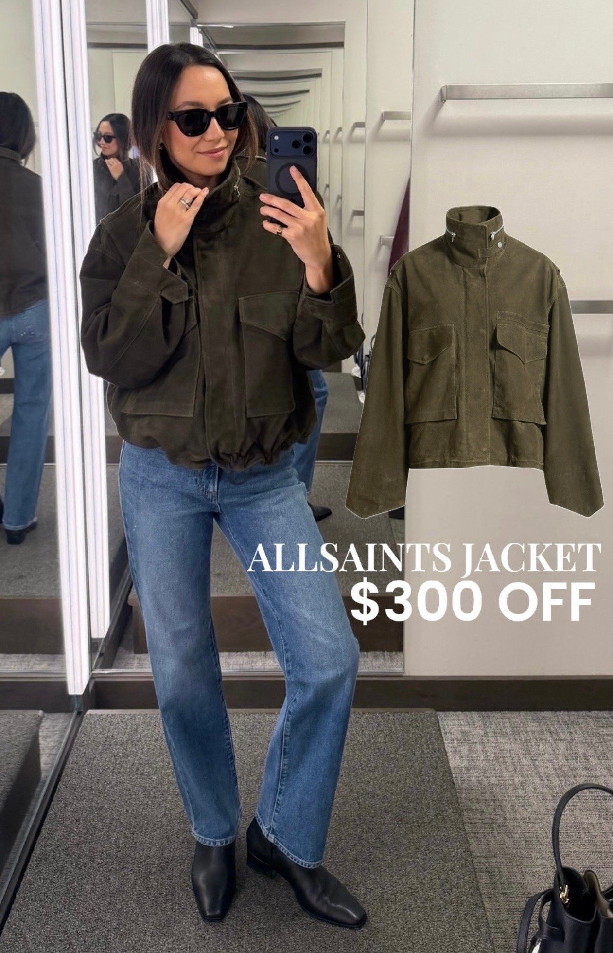 Elevated suede jacket for fall 

All saints Jacket — xs, over $300 off 
Paige Stevie ankle jeans — size 25, on sale 
Steve Madden define boots 

Fall outfit / style over 30 / chic fall style

#LTKootd #LTKSeasonal #LTKSaleAlert