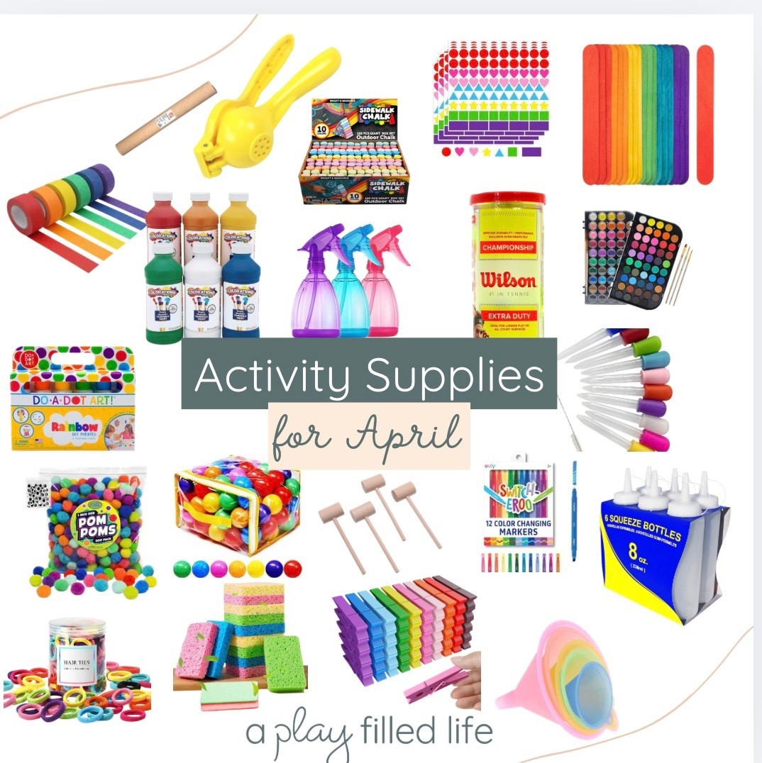 All of our favorite activity supplies!