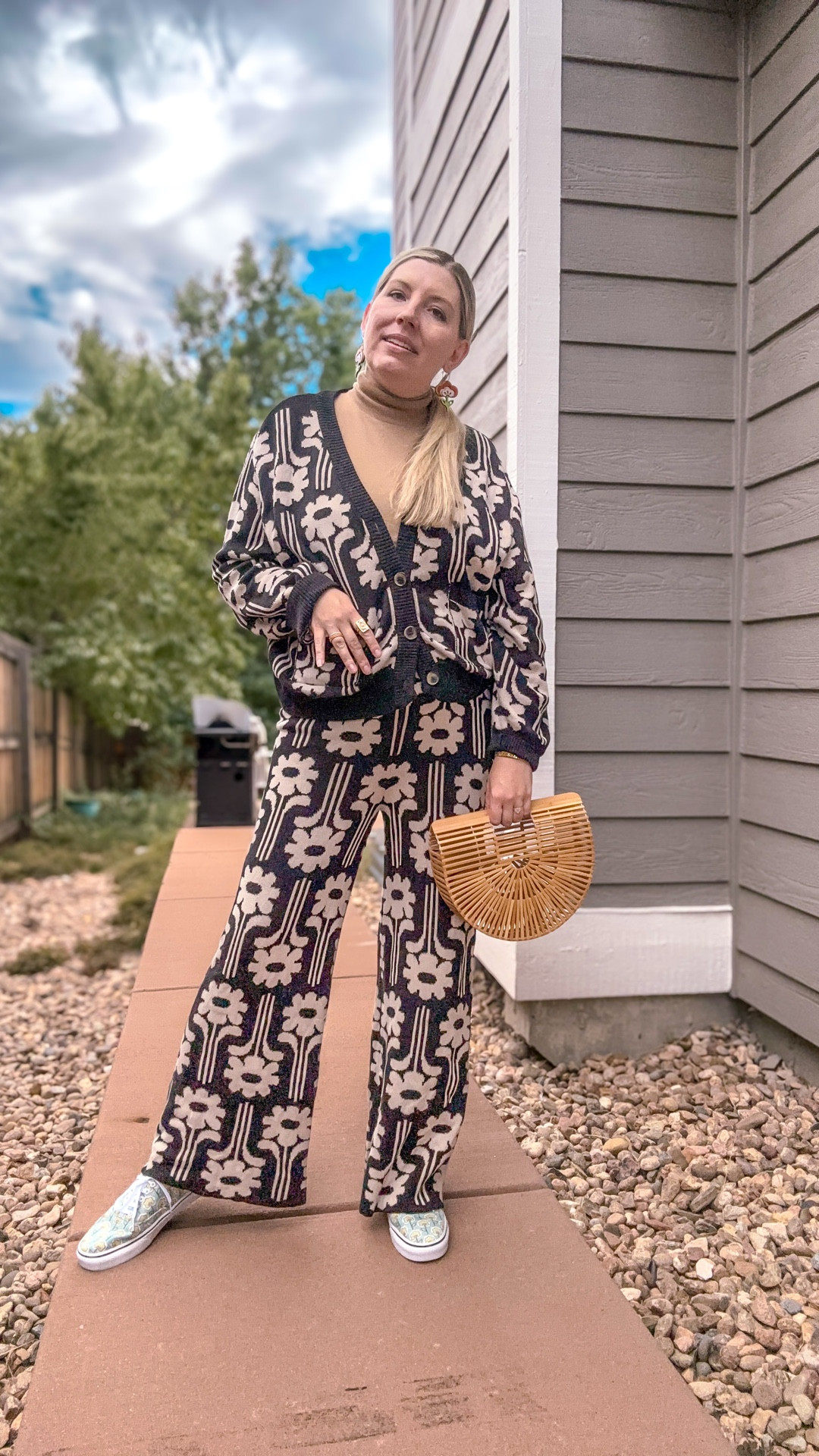 Look 15 - Main Street Muse 🎡 
A curated style series

It was love at first sight with these handmade earrings from Le Chic Miami the colors, the retro design, the way they pop against this knit set… fabulous! ✨ They’re crafted from sustainable wood, which makes them super lightweight and easy to wear all day long.

Paired with this retro set, the whole look feels like the perfect early fall fit - playful, bold, and comfortable enough to wear on repeat. 🍂

🌟 About Main Street Muse: Each capsule I share is a two-week style story. This one celebrates the transition from summer to fall with whimsical color, vintage-inspired details, and that nostalgic small-town charm. It’s all about savoring the joy of the season through outfits that are both fun and wearable.

This set is available to rent through Nuuly - use my link to get $30 off of your first month. Link is also in my IG bio. https://share.nuuly.com/kat42828

#ad
#MainStreetMuse #CapsuleWardrobe #LeChicMiami #StatementEarrings #RetroStyle #WhimsicalWardrobe #ColorfulStyle #SustainableFashion #HandmadeJewelry #CapsuleCloset #OOTDinspo #VintageInspired #FallStyleInspo


#LTKFindsUnder50 #LTKSeasonal #LTKItBag