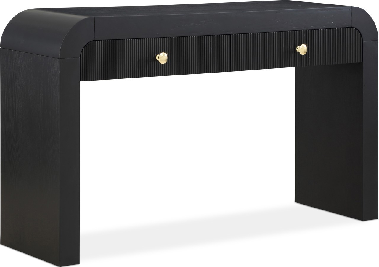 Artisto Console Table In Black | 1stopbedrooms