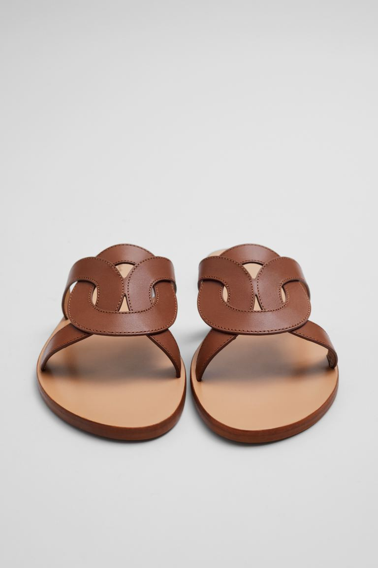 Woven Leather Sandals | H&M (UK, MY, IN, SG, PH, TW, HK)