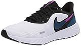 Nike Women's Revolution 5 Running Shoe, White/Valerian Blue-Black-Vivid Purple, 9.5 Regular US | Amazon (US)