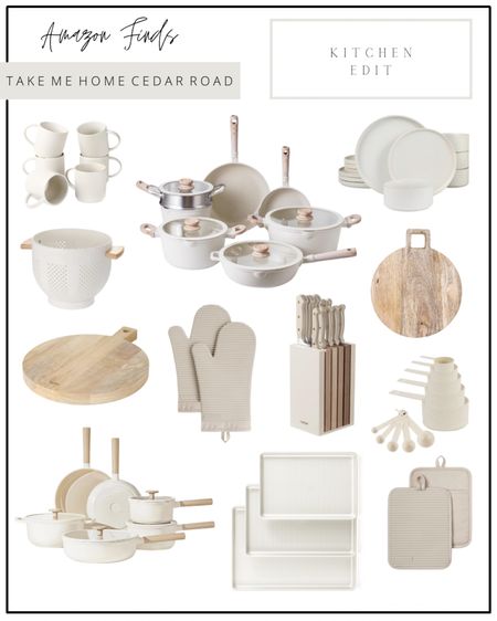 AMAZON FINDS - neutral kitchen edit

So many beautiful aesthetic kitchen finds on Amazon! Love all of these! 

Cookware, neutral cookware, kitchen decor, coffee bar, neutral knife set, bakeware, amazon home, Amazon finds, Amazon kitchen 

#LTKsalealert #LTKfindsunder50 #LTKhome