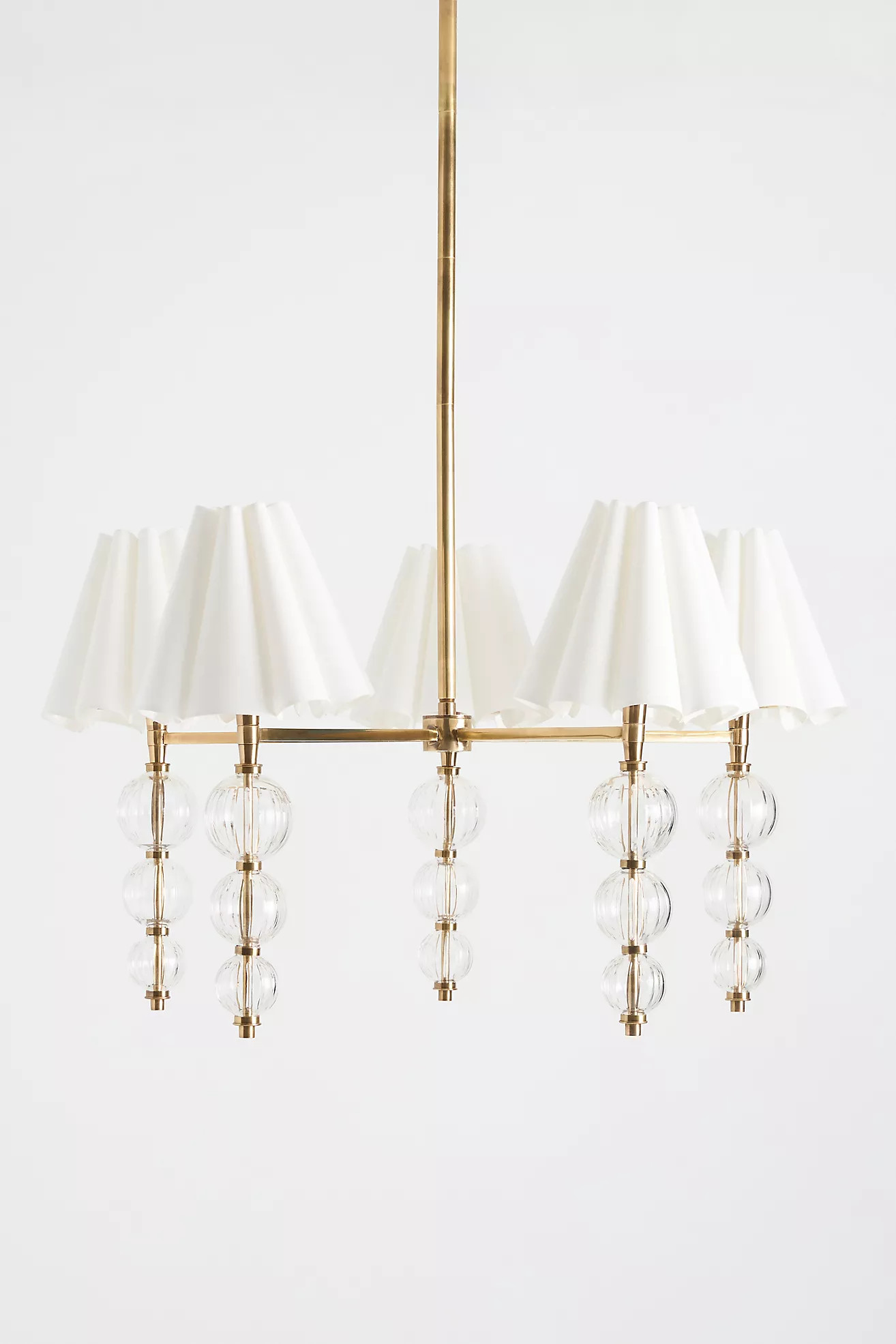 Giulia Cut-Glass Shaded Chandelier | Anthropologie (US)