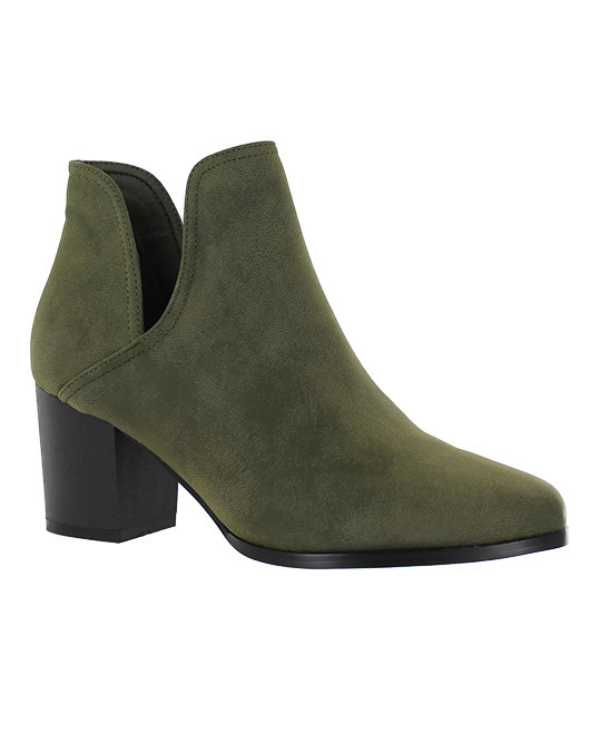 Bella Luna Women's Casual boots olive - Olive Green Indiana Ankle Boot - Women | Zulily