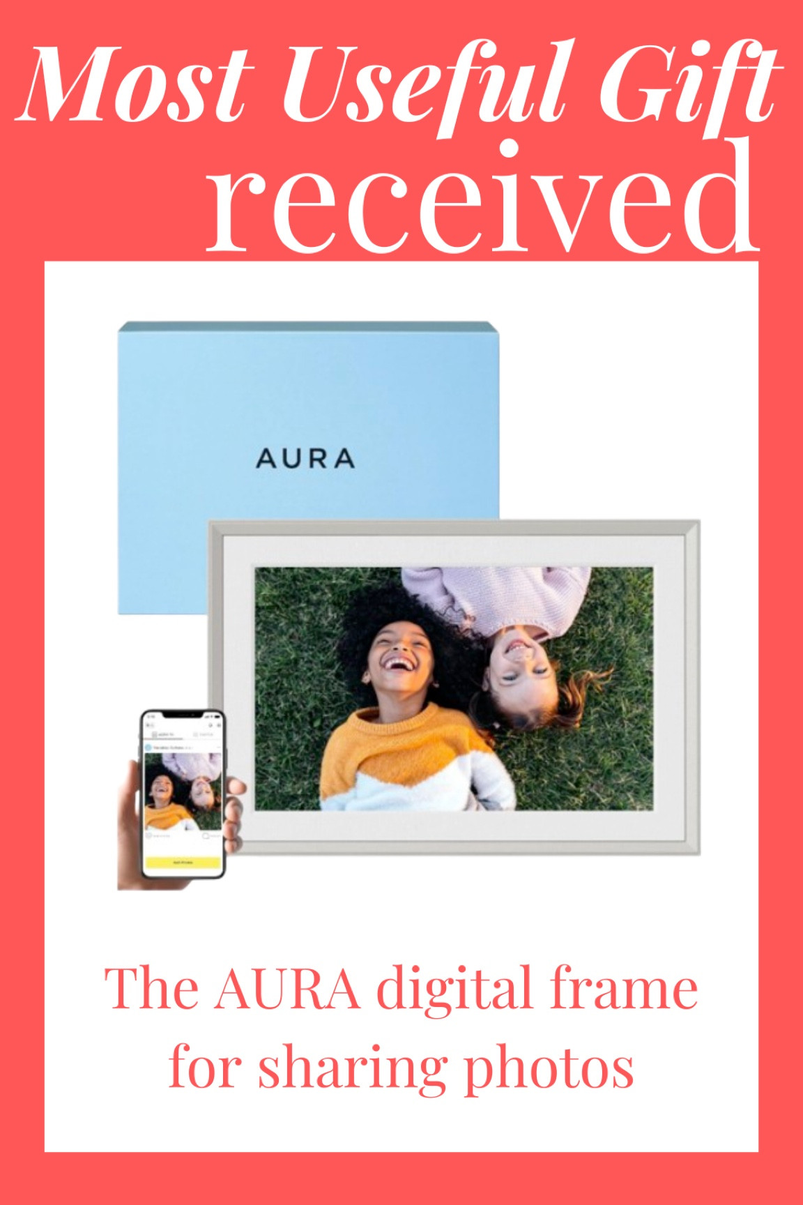 The Aura frame - a great “anyone” gift but especially great for family and grandparents! 

#LTKfamily #LTKGiftGuide #LTKhome