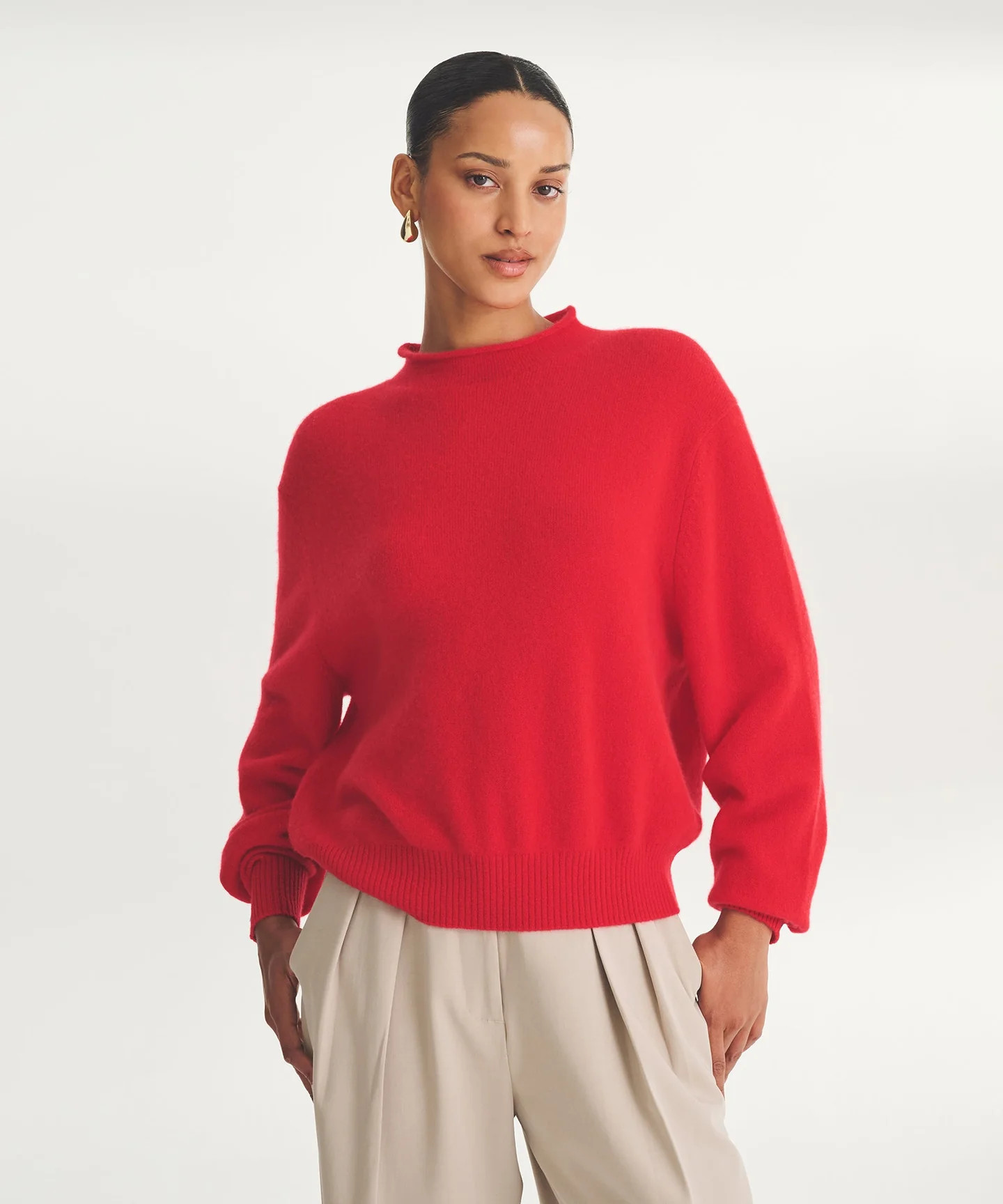 Lightweight Cashmere Rollneck | NAADAM