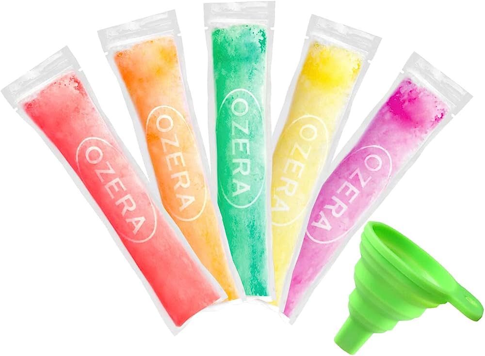 150 Pack Popsicle Bags, Ice Pop Bags for Kids Adults, BPA Free Freezer Tubes with Zip Seals, Disp... | Amazon (US)