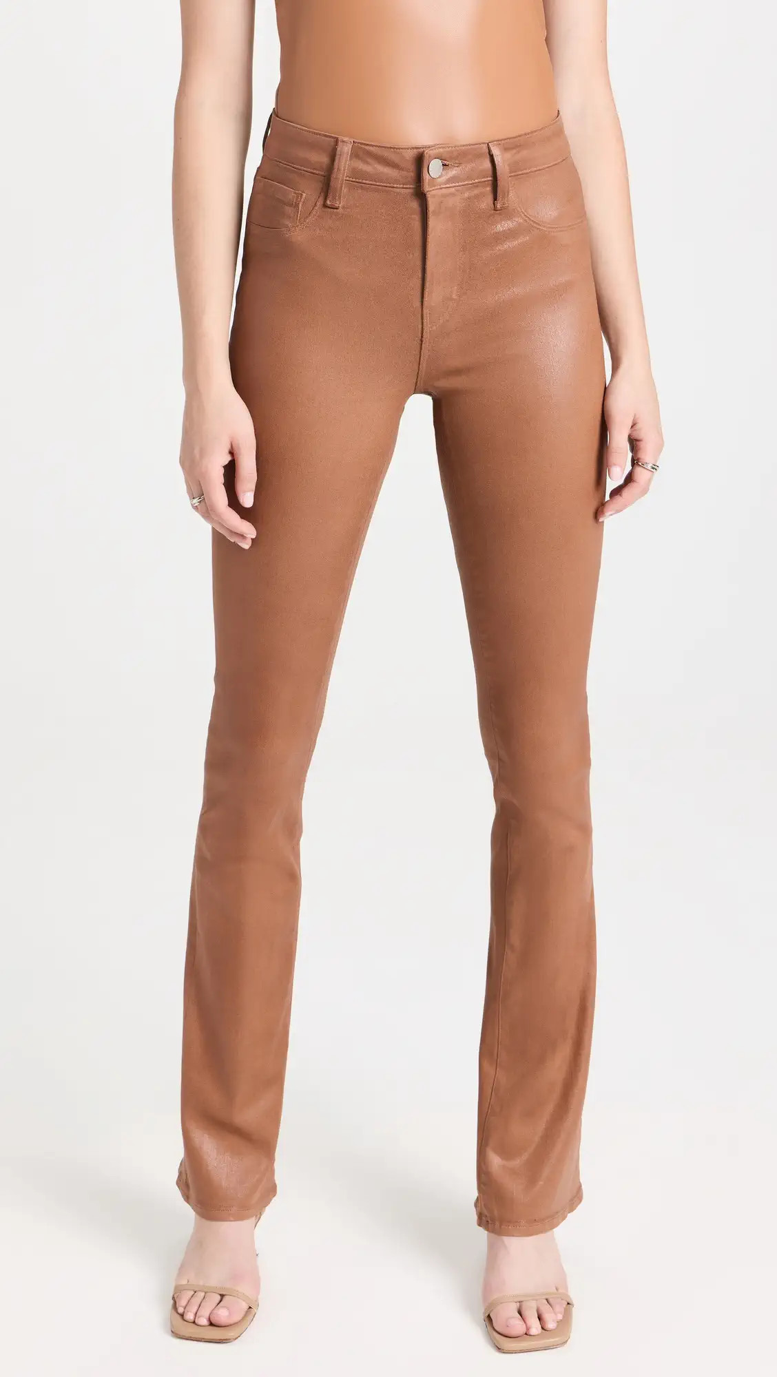 L'AGENCE Selma Sleek Baby Boot Pants | Shopbop | Shopbop