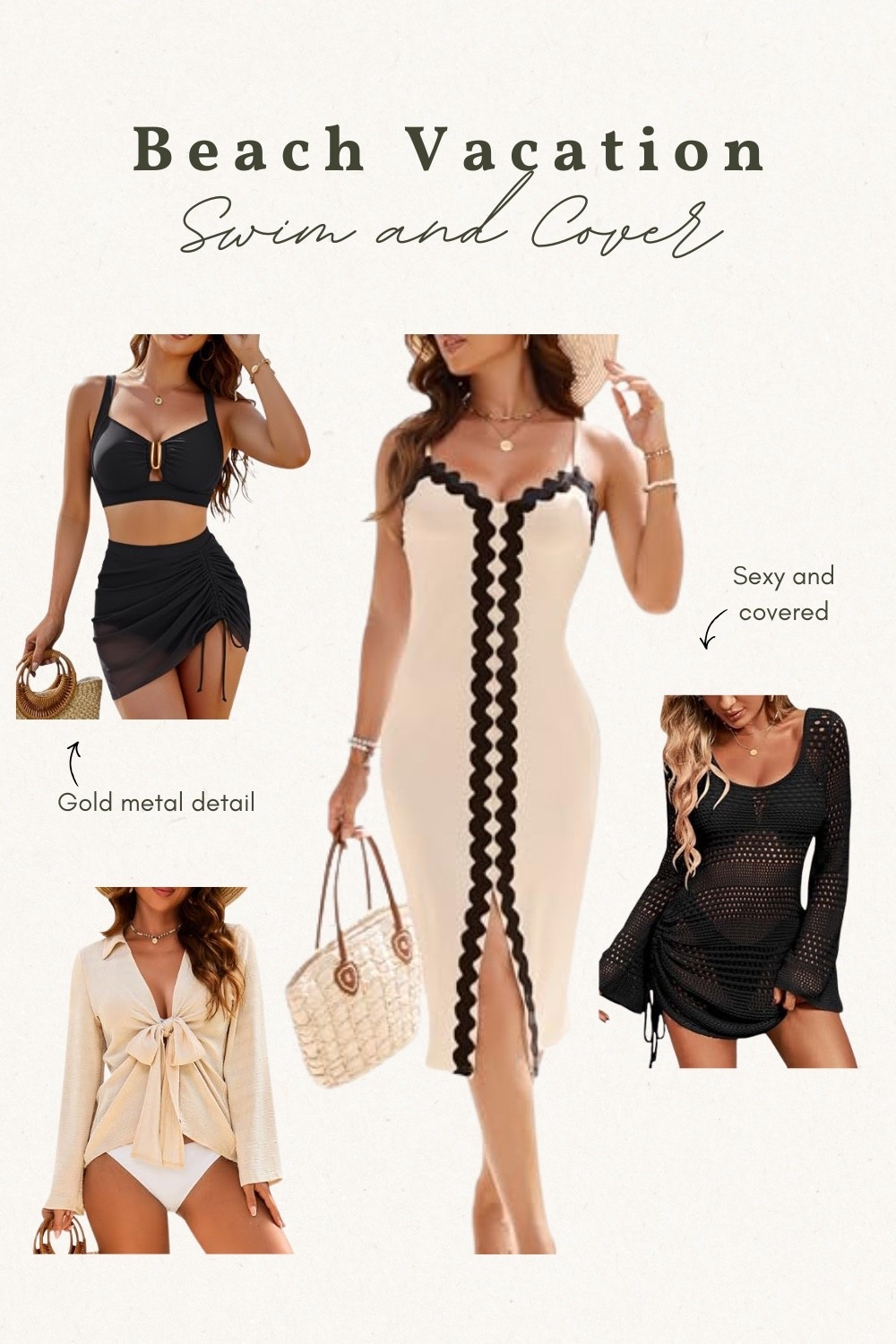 🏖️ Beach Vacation Swim and Cover 🏖️

👙 These swim and cover-up styles are perfect for beach days, poolside lounging, and vacation outfits. Sexy but still covered, flattering fits, and such pretty details like gold hardware, ruching, and flowy layers.

🌴 I love pieces that work from beach to lunch to sunset walks. These are easy to throw on over a swimsuit and instantly feel styled and confident.

🧺 Perfect for packing light while still having cute outfit options. Great for cruises, tropical trips, resort wear, and summer vacations.

🔍 beach vacation outfits, swim cover up, cover up dress, beach dresses, resort wear, vacation outfits, swimwear cover ups, poolside outfits, tropical outfits, summer travel outfits, beach style, vacation wardrobe, women’s swim cover ups, sheer cover up, crochet cover up, sexy but covered, beach fashion, summer outfits, island outfits, resort outfits, pool outfits, beach vacation outfits 

#LTKSaleAlert #LTKTravel #LTKFindsUnder50
