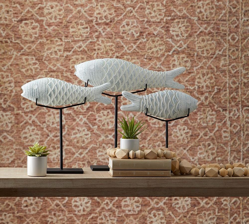 Decorative Pisces on Iron Stand | Pottery Barn (US)