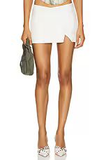 superdown Layla Mini Skirt in White from Revolve.com | Revolve Clothing (Global)