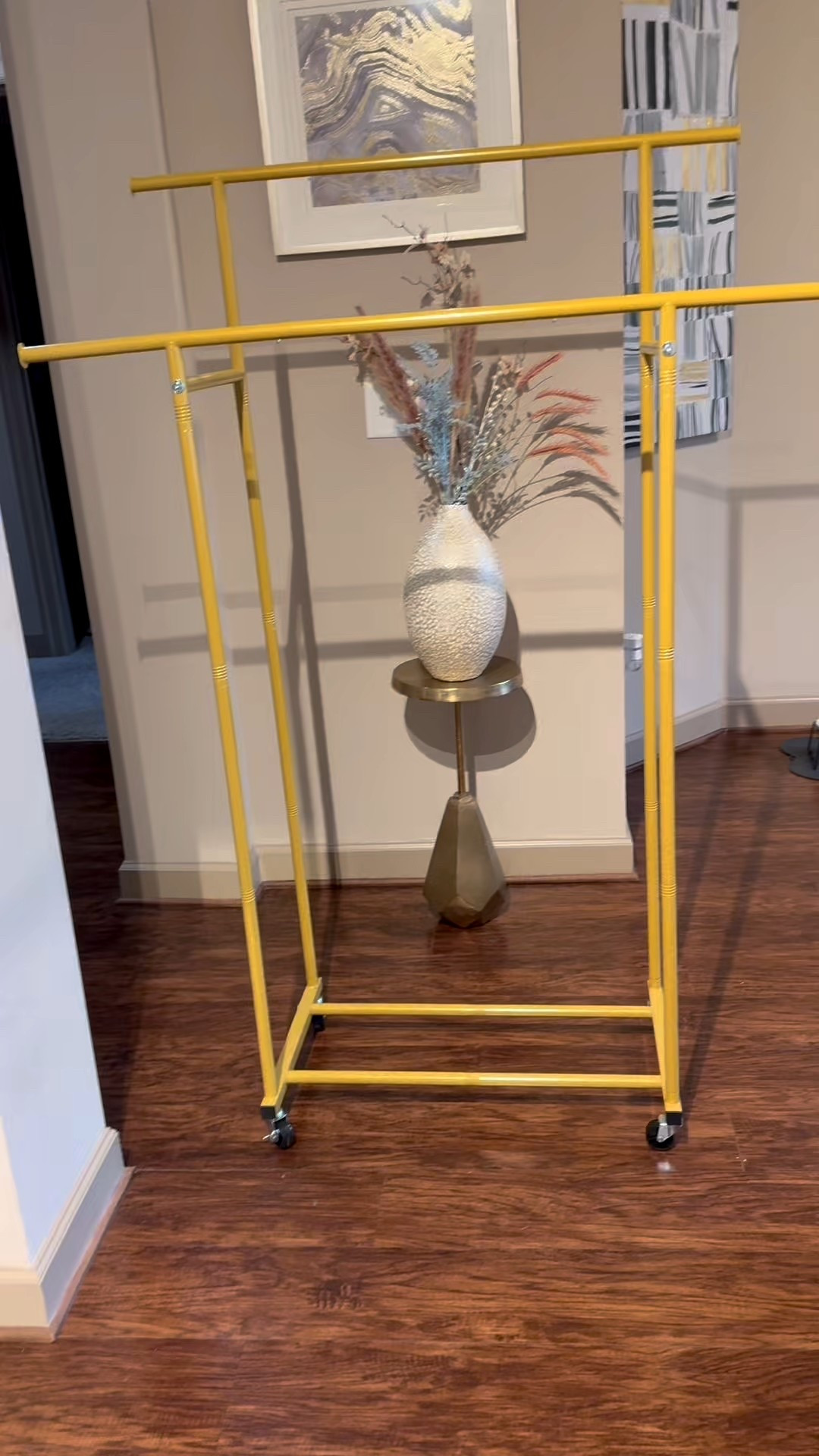 I’ve run out of space in my closet 😱 I instantly hopped on Amazon to search for a quick and expensive solution.  I found this  chic clothing rack with wheels. 

#LTKHome #LTKSaleAlert
