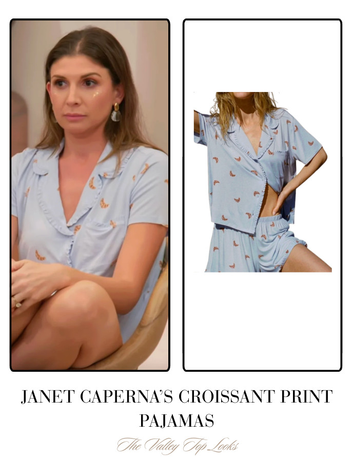 Janet Caperna's Croissant Pajama Set 

 