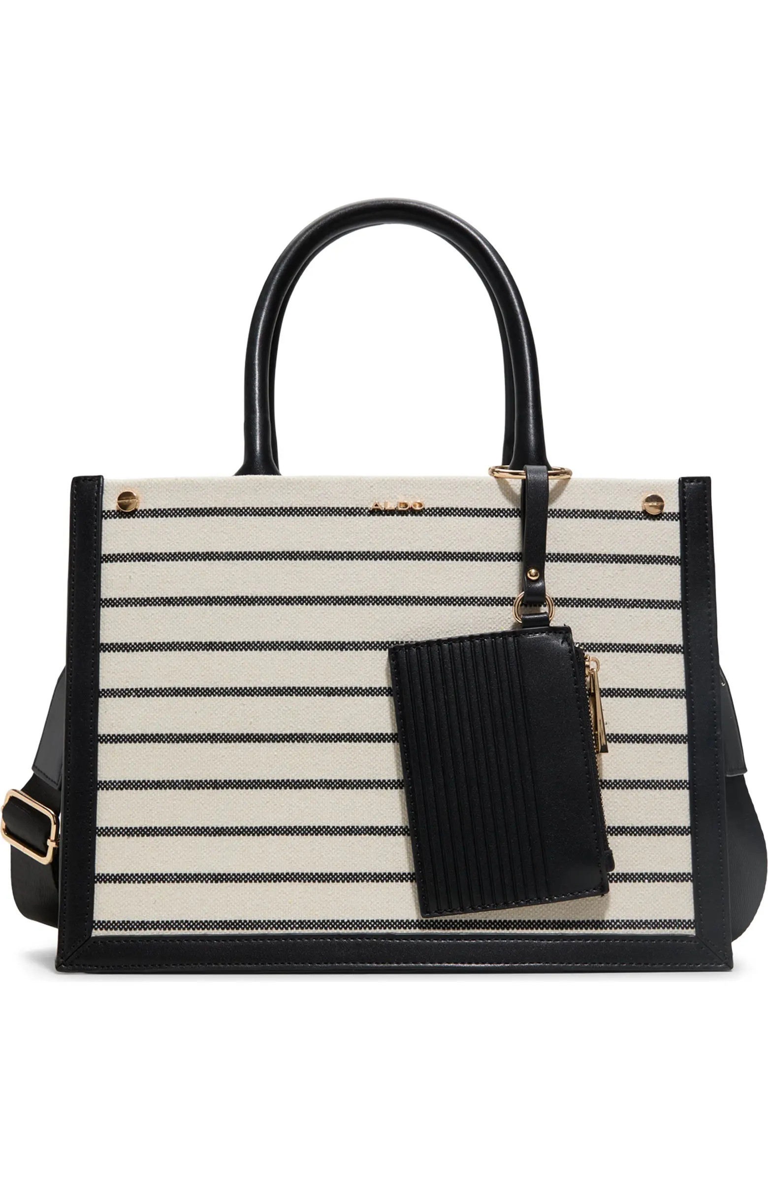 Daspias Canvas & Faux Leather Top Handle Bag | Nordstrom