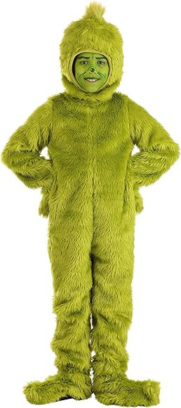Dr. Seuss Grinch Open Face Kid's Costume | Amazon (US)