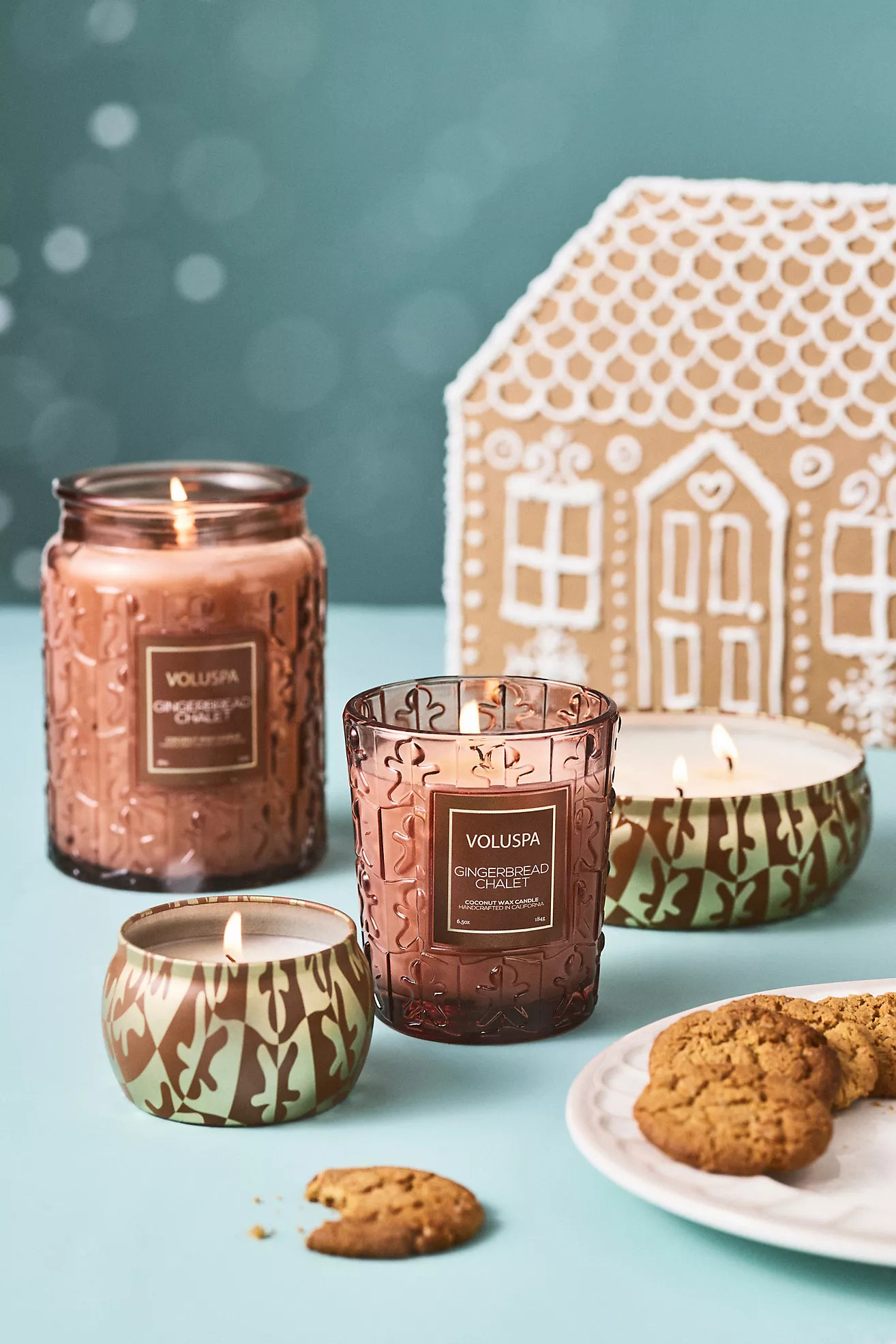 Voluspa Gourmand Gingerbread Chalet Candle | Anthropologie (US)