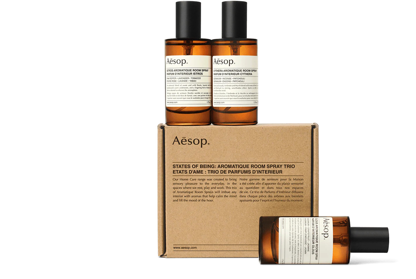 States of Being: Aromatique Room Spray Trio | Aesop