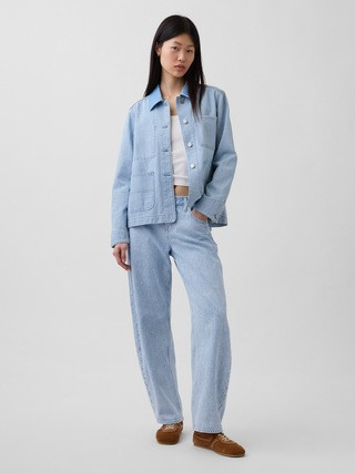 Low Rise UltraSoft Barrel Jeans | Gap (US)