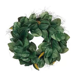 22" Green Magnolia Leaf Wall Wreath by Ashland® | Michaels | Michaels Stores