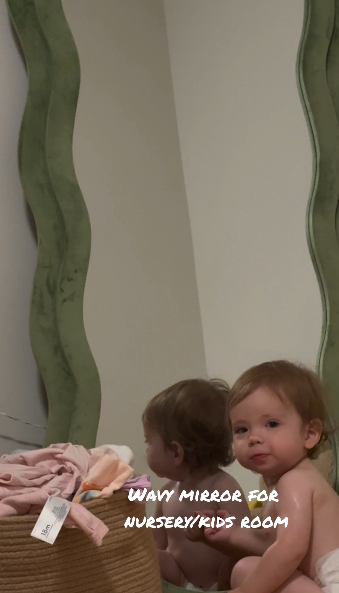 This wavy mirror is perfect for a nursery/kids room. It’s whimsical and so cute! #nursery #mirror #kidsroom

#LTKBaby #LTKFamily #LTKKids